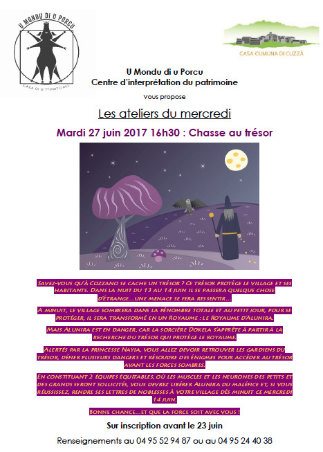 PROCHAIN ATELIER DU 27 JUIN