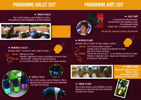 Programme de l'été