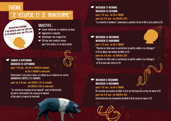 Programme des animations 1er trimestre