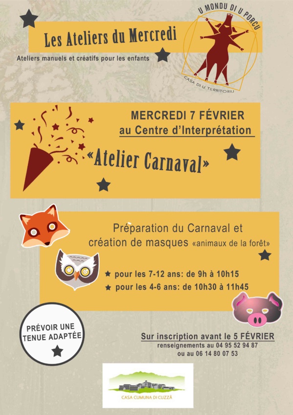 On se prépare pour mardi gras
