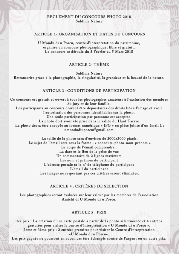 Concours Photo Concours Photo