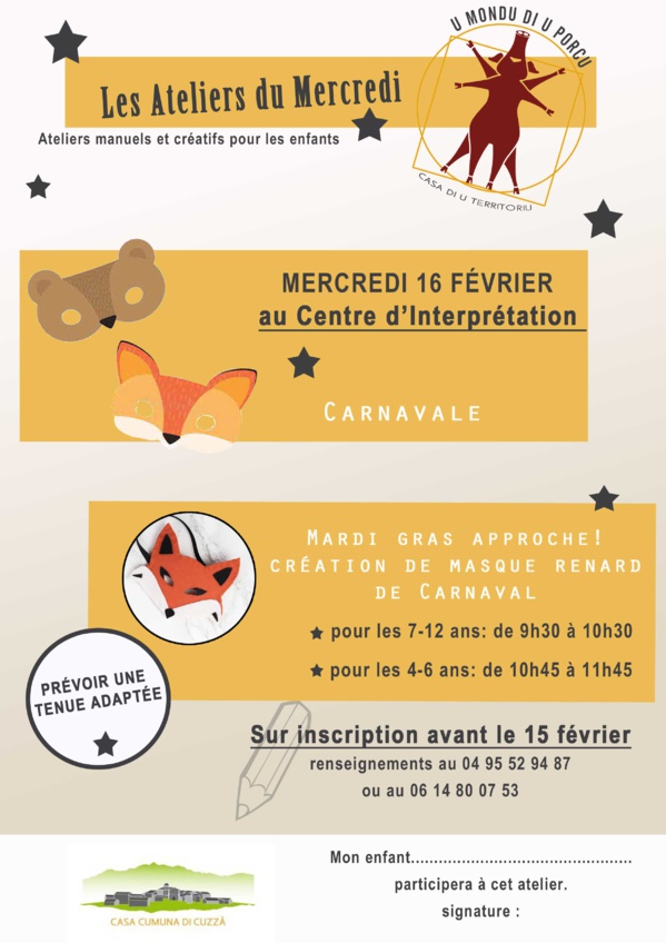 Animations à venir, n'oubliez pas de vous inscrire ;)