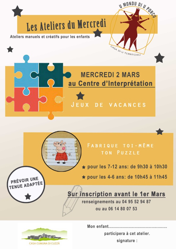 Animations à venir, n'oubliez pas de vous inscrire ;)