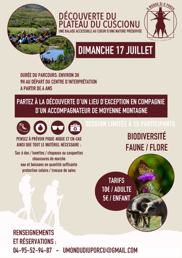 Randonnée Pédestre - Dimanche 17 juillet- sur inscription