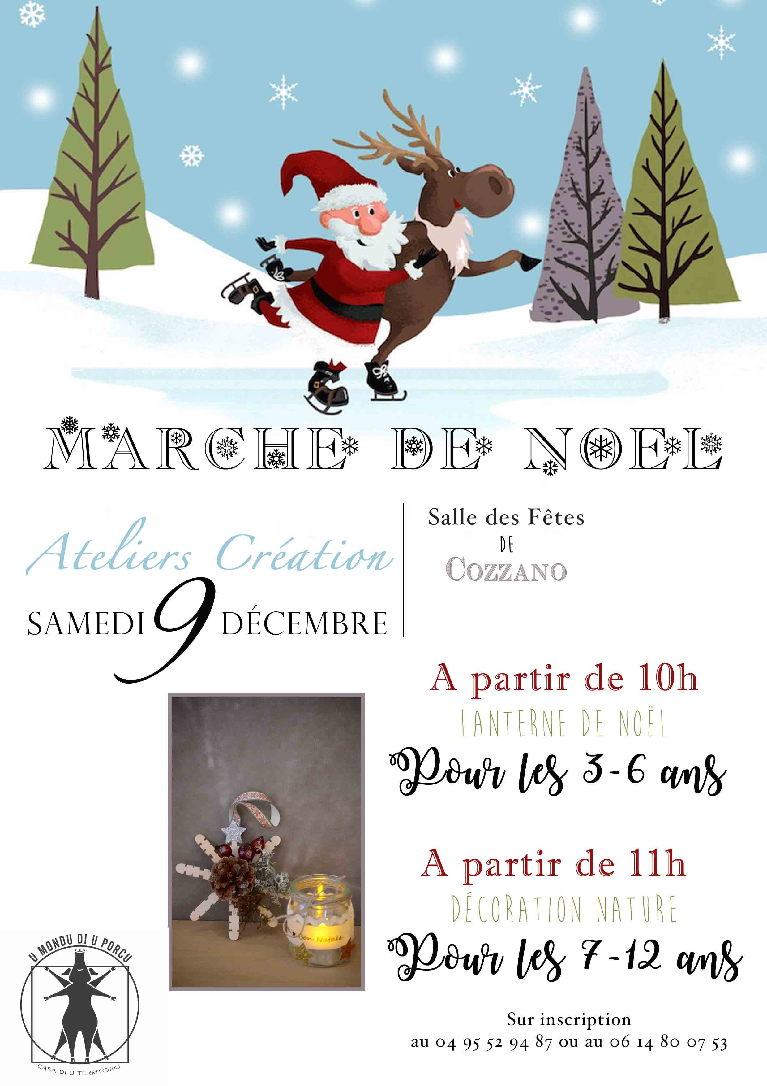 Animations au marché de Noël de Cozzano