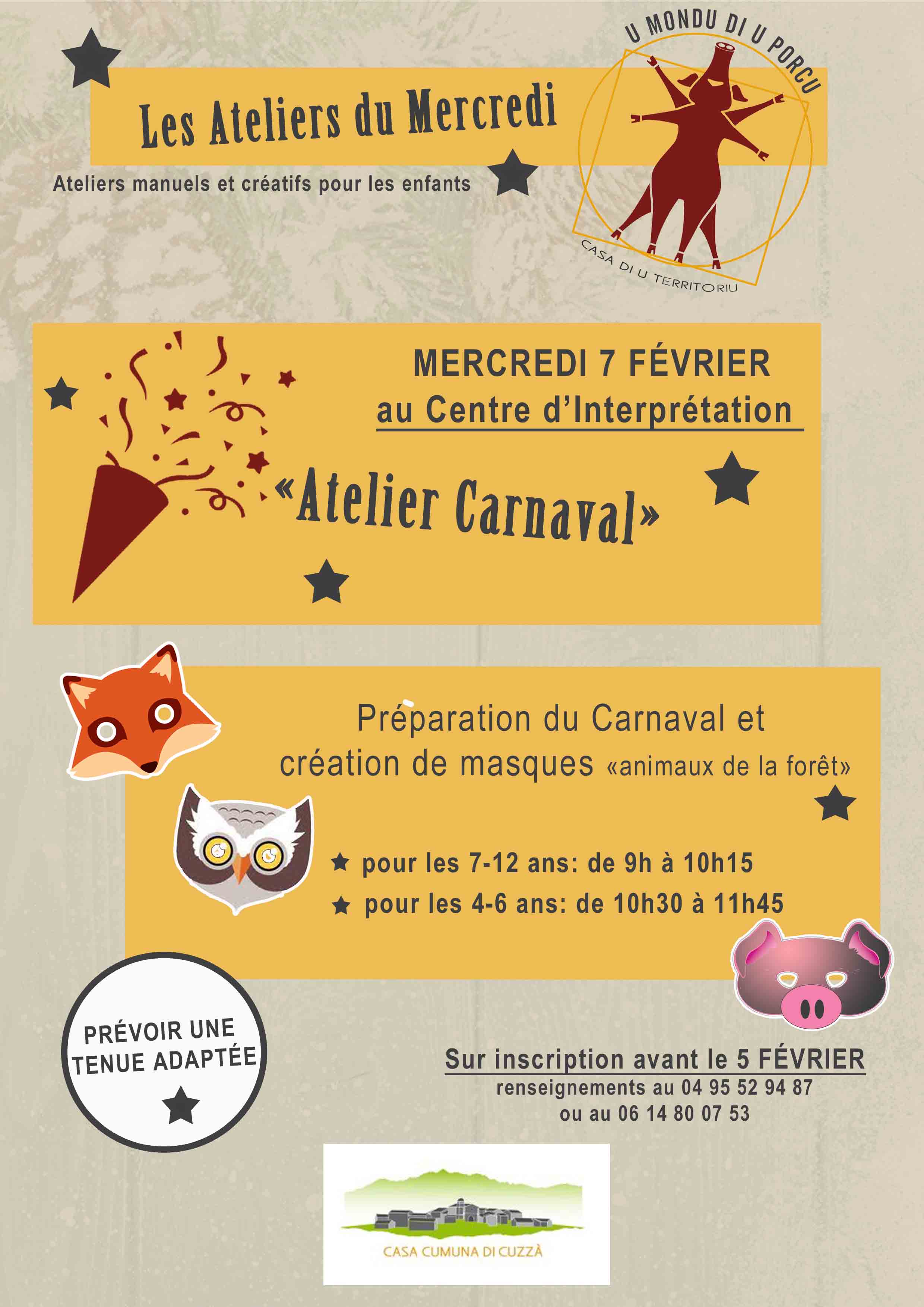 On se prépare pour mardi gras