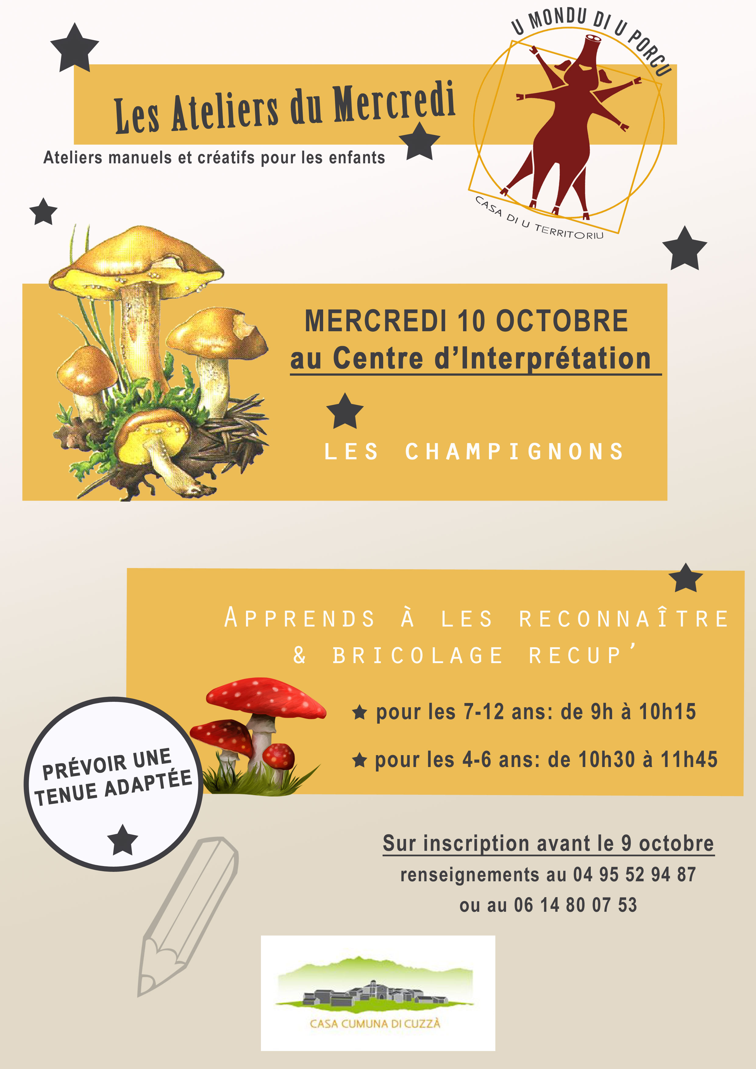 Les ateliers manuels d'octobre