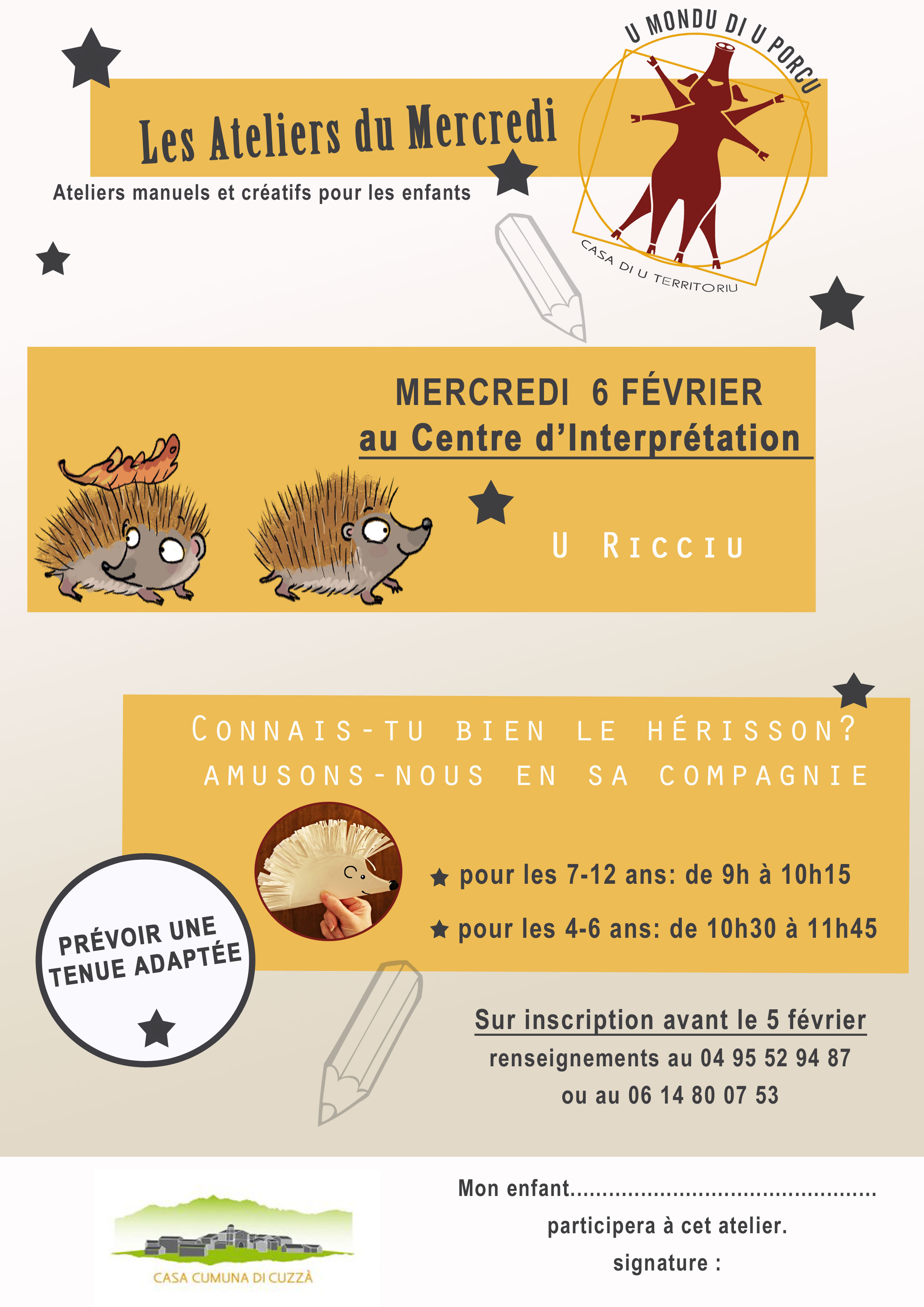 Ateliers de février