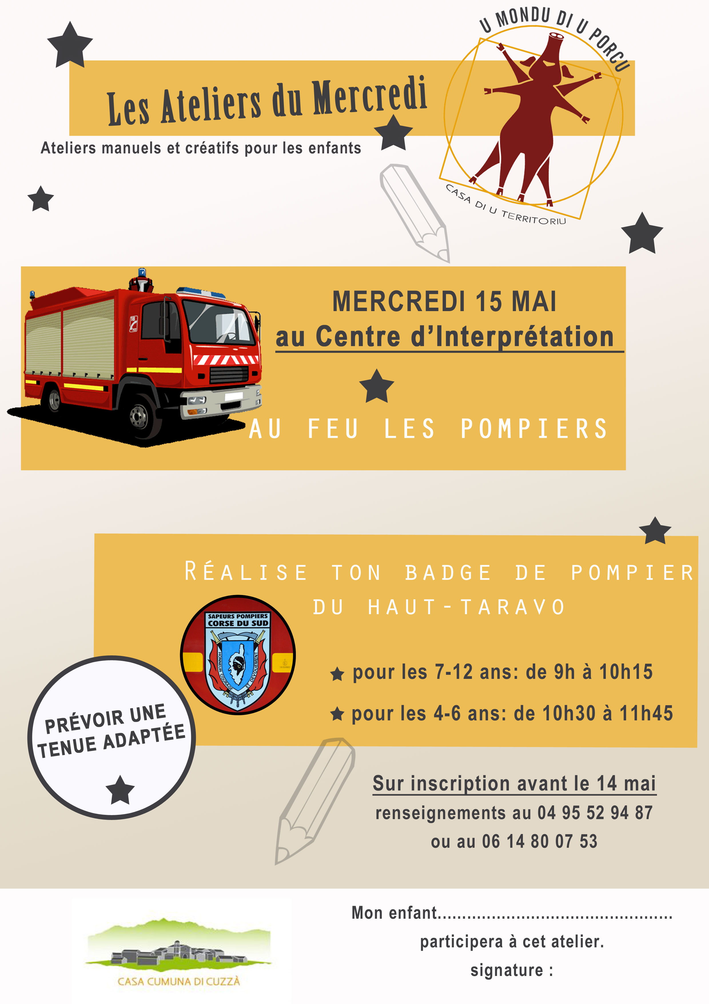 En mai je fais ce qui me plaît ! Les ateliers pour enfants
