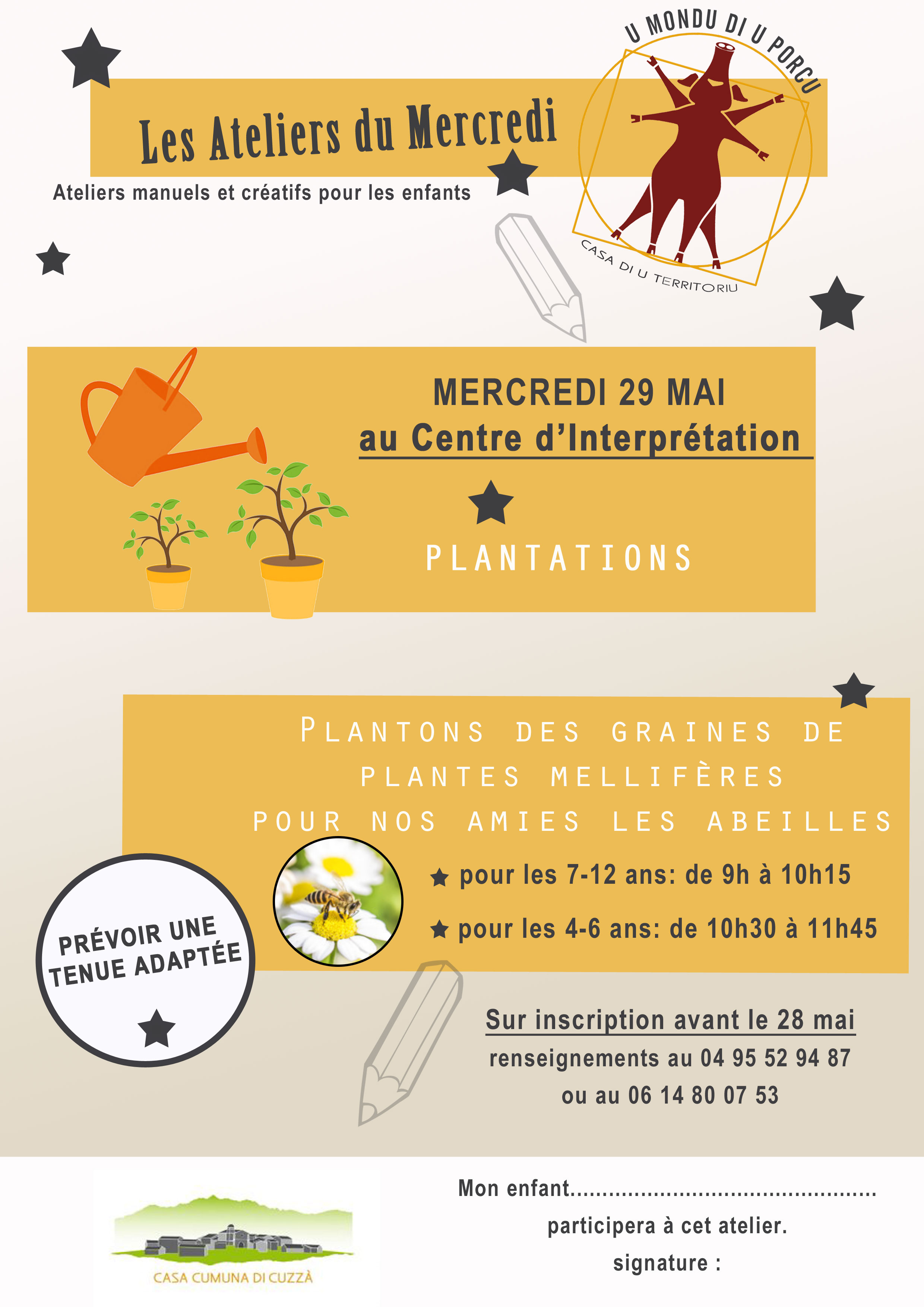 En mai je fais ce qui me plaît ! Les ateliers pour enfants