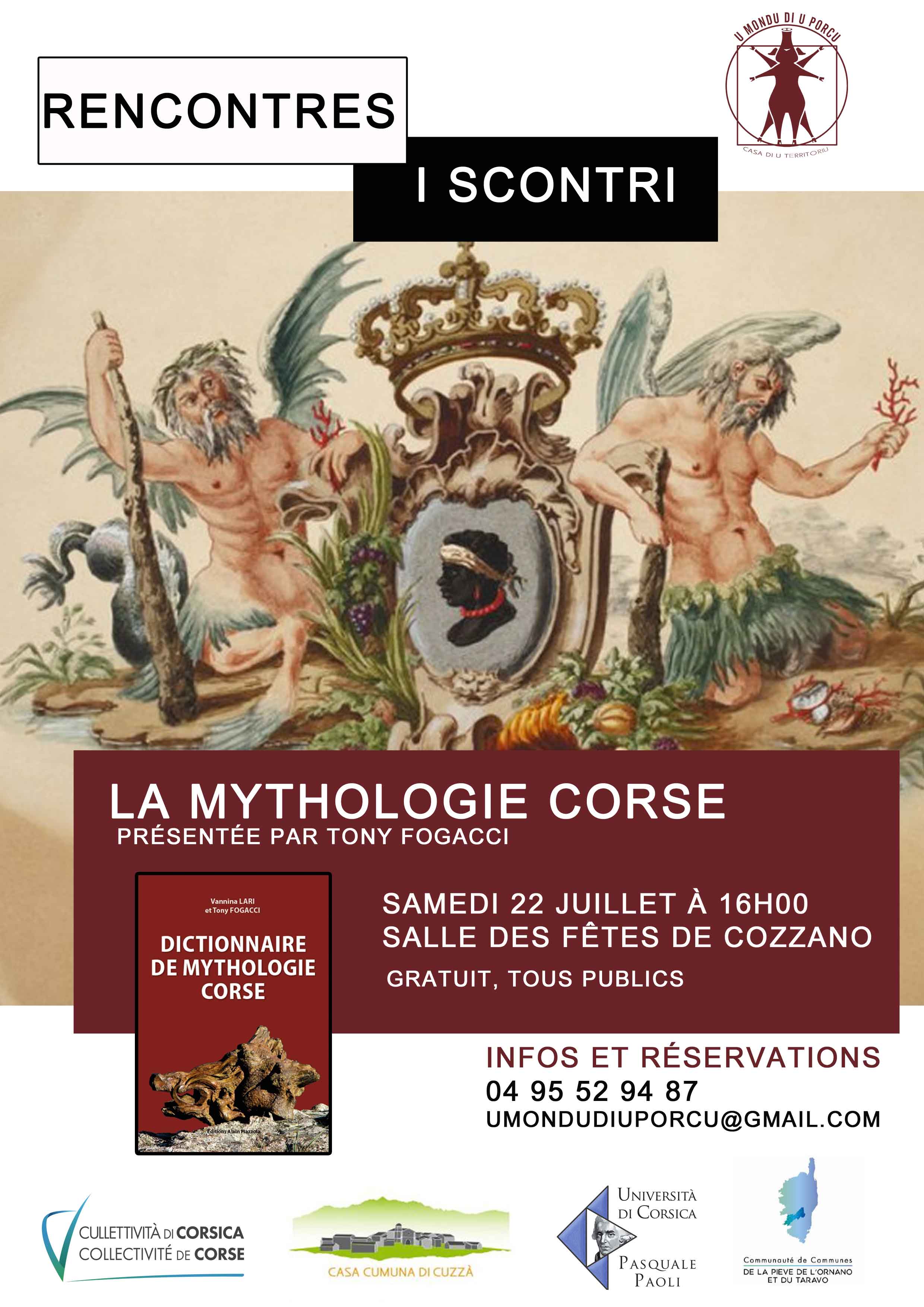 Rencontres, La Mythologie Corse, par Tony Fogacci