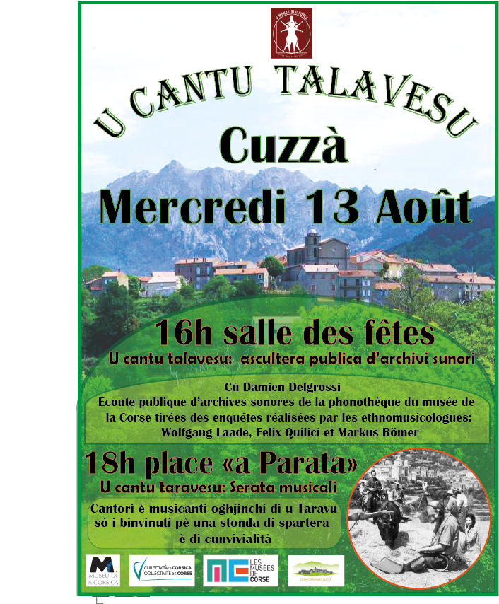 U cantu talavesu conférence 13 Aout 2025