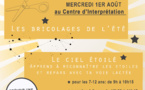 Ateliers du mois d'août: le ciel étoilé